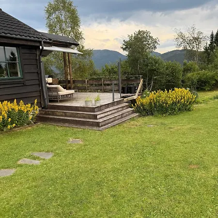 Beautiful Fjord Cabin Near Bergen With Boat And Private Garden